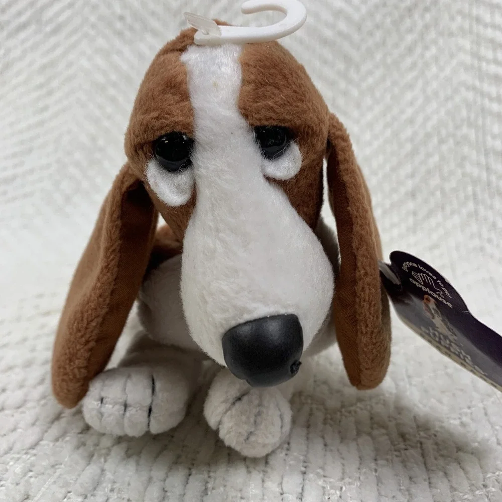 Vintage Applause‎ Hush Puppies Bassett Hound Dog Plush Stuffed Animal 6
